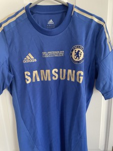 Adidas Chelsea Player Issue Home Shirt  Europa Final 2013 Size 8 for sale on Ebay