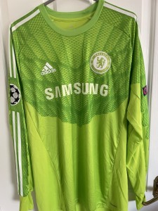 Adidas Chelsea Rare Player Issue Keeper Shirt 14/15 T. Courtois Signed for sale on Ebay