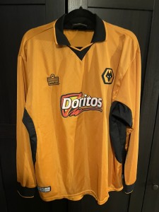 Admiral Wolverhampton Wanderers Wolves 2002/2003 Long Sleeve Home Shirt Men L for sale on Ebay