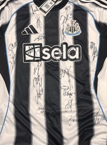 Newcastle United Squad Signed Home Shirt 2025/2026 wCOA for sale on Ebay