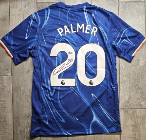 Cole Palmer Signed Chelsea FC 2024-25 Home Soccer Jersey #10 Beckett BAS COA for sale on Ebay