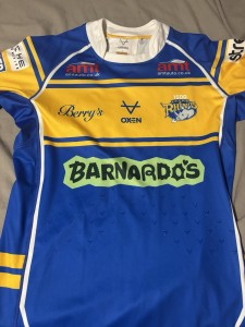 Signed Matchworn Jake Connor Leeds Rhinos Shirt for sale on Ebay