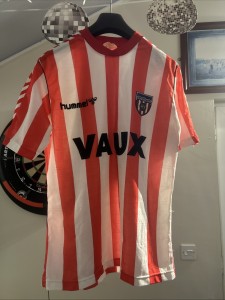 Sunderland Hummel Home Shirt 1988-1991 size medium for sale on Ebay