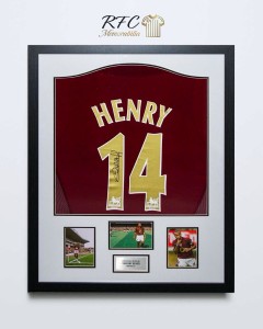 Thierry Henry Hand Signed #14 Arsenal Highbury Retro Shirt Framed With COA  for sale on Ebay