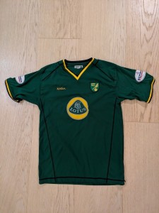 Norwich City Xara away shirt, size M, 2003/04-season for sale on Ebay