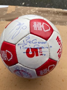 Nottingham Forest SIGNED Football - 1991 FA Cup Finalist - Brian Clough and team for sale on Ebay