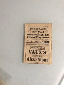 MIDDLESBROUGH V SUNDERLAND 06.12.1947 LEAGUE GAME for sale on Ebay