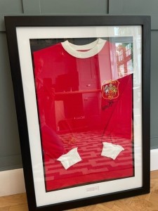 George Best signed Manchester United shirt (Missing COA but offical) for sale on Ebay
