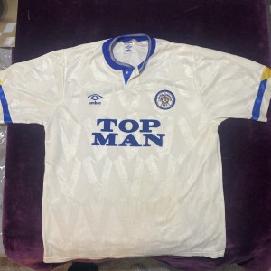 100% Genuine Vintage Retro Leeds United Shirt Late 80’s size Large for sale on Ebay