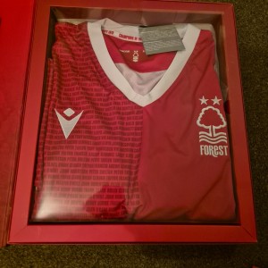 1979 limited edition Nottingham Forest European cup Celebration shirt for sale on Ebay