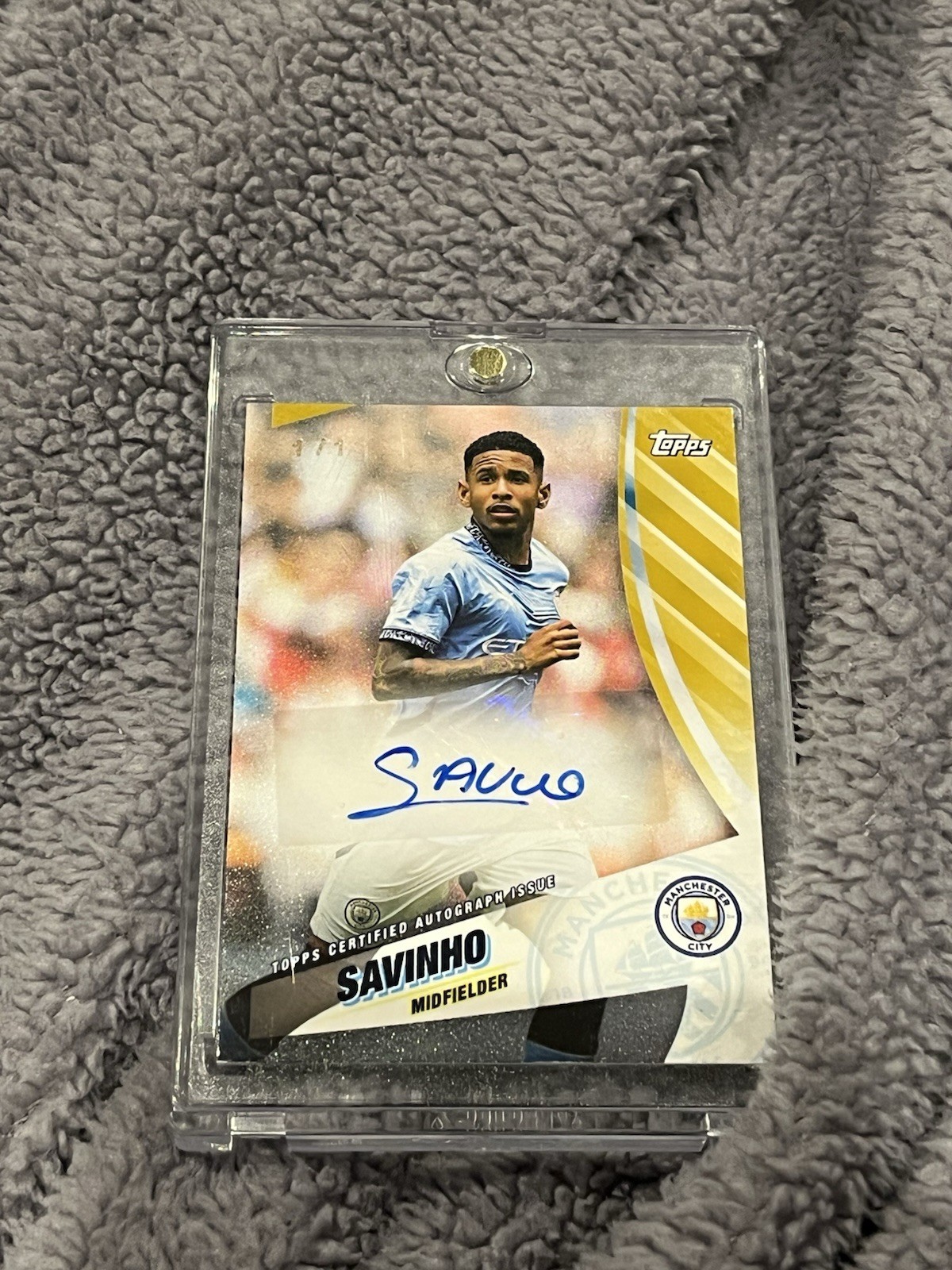 TOPPS 1/1 AUTO SAVINHO MANCHESTER CITY 2024/2025 for sale on Ebay