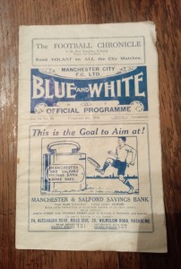 Vintage Blue and White Football Programme Manchester City Vol 24 No 28 Feb 1930 for sale on Ebay