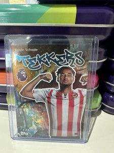 Kevin Schade Ultra Rare 1/1 Tekkers Topps 26 Brentford Card for sale on Ebay