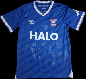 Ipswich Town Fc 2025/26 Squad Signed Football Home Shirt Autograph COA & PROOF for sale on Ebay