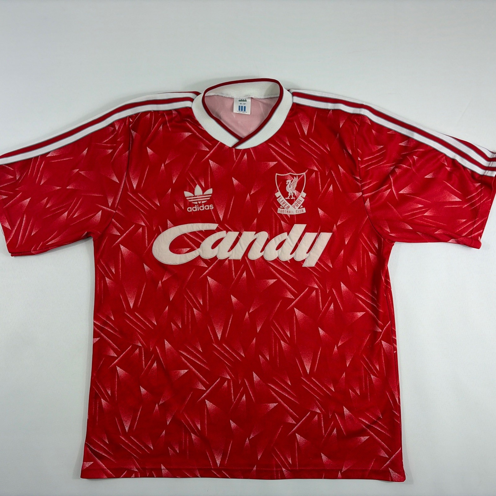Original Liverpool Vintage adidas candy shirt 1989 1990 mens extra large 42 44 for sale on Ebay