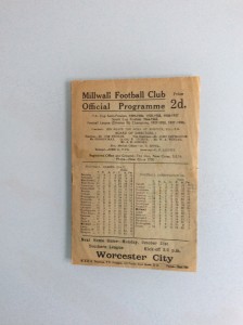 MILLWALL V WEST BROMWICH ALBION 19.10.1946 LEAGUE GAME for sale on Ebay