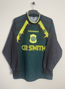 Original Authentic Celtic 1995/1996/1997 Goalkeeper Shirt - Medium for sale on Ebay