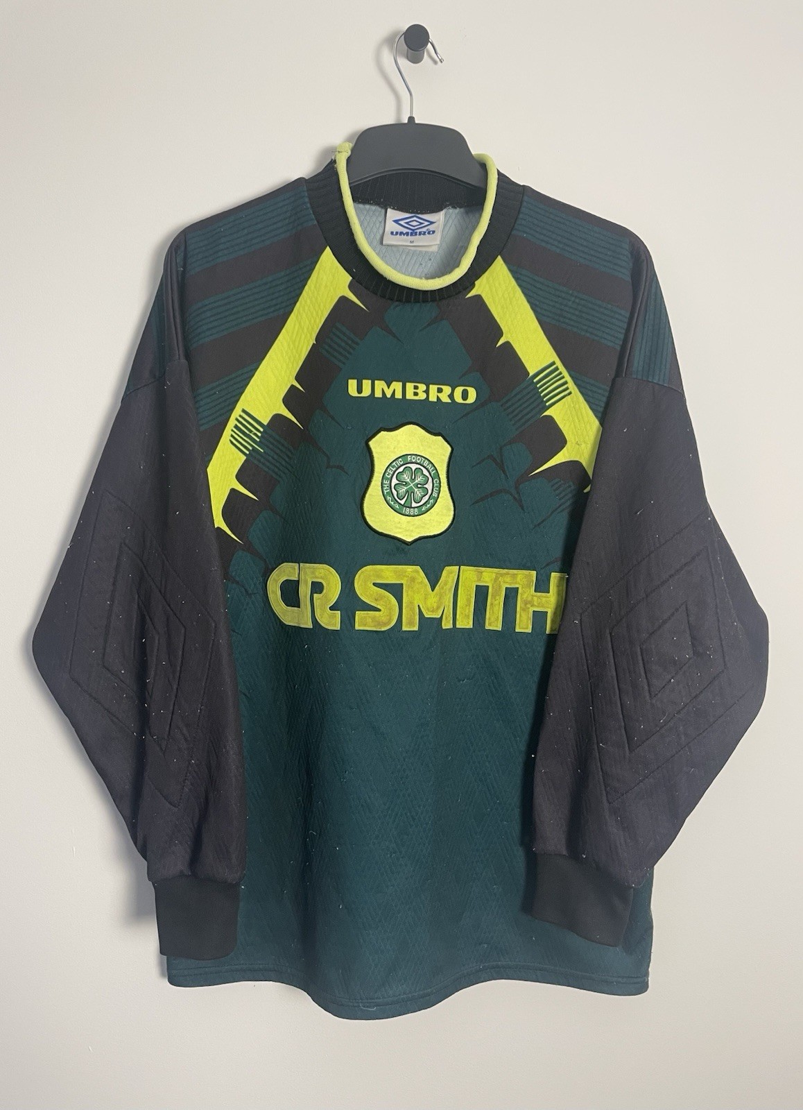 Original Authentic Celtic 1995/1996/1997 Goalkeeper Shirt - Medium for sale on Ebay