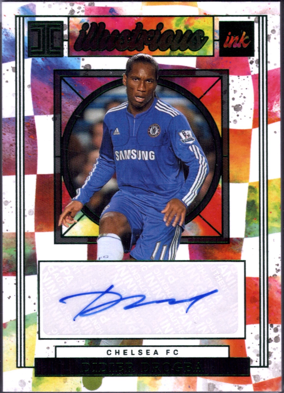 Didier Drogba Illustrious Ink Auto /3 2024-25 Panini Impeccable Soccer Chelsea F for sale on Ebay