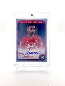 2023-24 Topps Casemiro /5 Marks of Excellence Manchester United for sale on Ebay