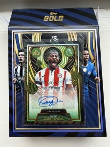 Topps Gold 2025/2026 Current Stars Dango Ouattara Brentford Autograph 17/75 for sale on Ebay