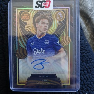 tyler dibling 1/1 ultra rare signed, only 1 in world. Gold premier 25/26 for sale on Ebay