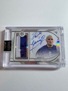 24-25 Topps Dynasty UCC - PAUL GASCOIGNE 04/10 - Rangers - On Card Patch Auto for sale on Ebay