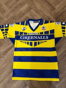 Warrington Wolves 92/93 Home Jersey By Ellgren Size Large for sale on Ebay