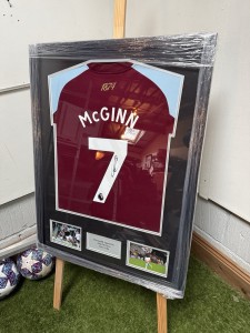 John McGinn Signed Aston Villa Shirt With COA And Photo Proof for sale on Ebay