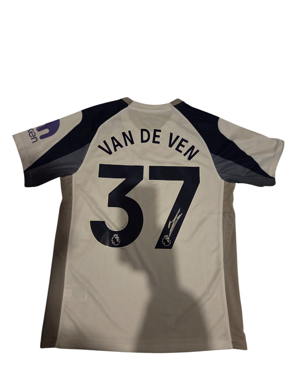 Micky Van De Ven Signed Tottenham 2025/26 Home Shirt with COA / Spurs for sale on Ebay