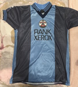1980-83 Southampton Rank Xerox Patrick away shirt. Medium for sale on Ebay