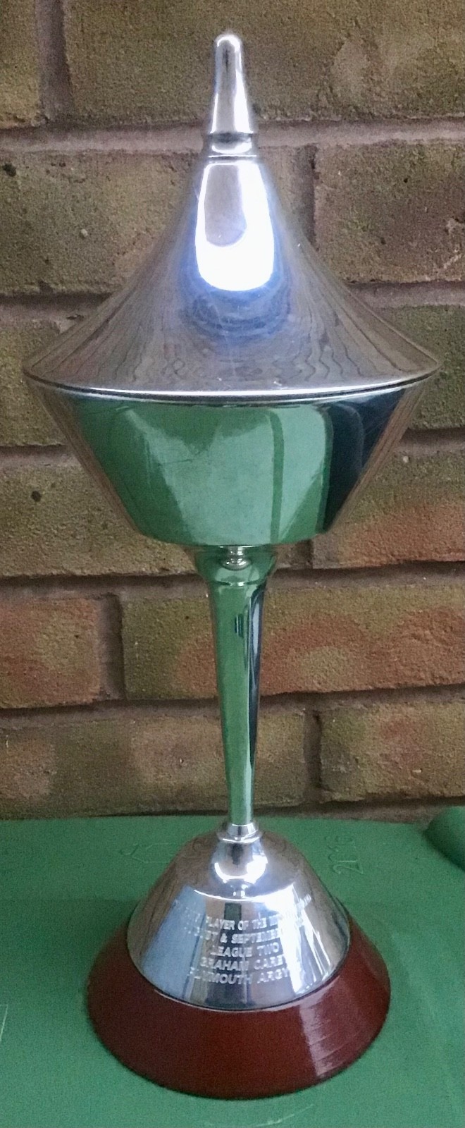 Plymouth Argyle Player Issue PFA Award 2015 Graham Carey for sale on Ebay