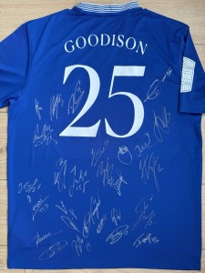 Everton FC Multi Signed Goodison 25 Jersey By 26 With Exact Photo Proof & COA 2  for sale on Ebay