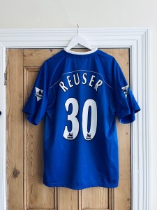 Very rare 2001/2002 Ipswich Town squad signed home shirt Martijn Reuser #30 XL for sale on Ebay