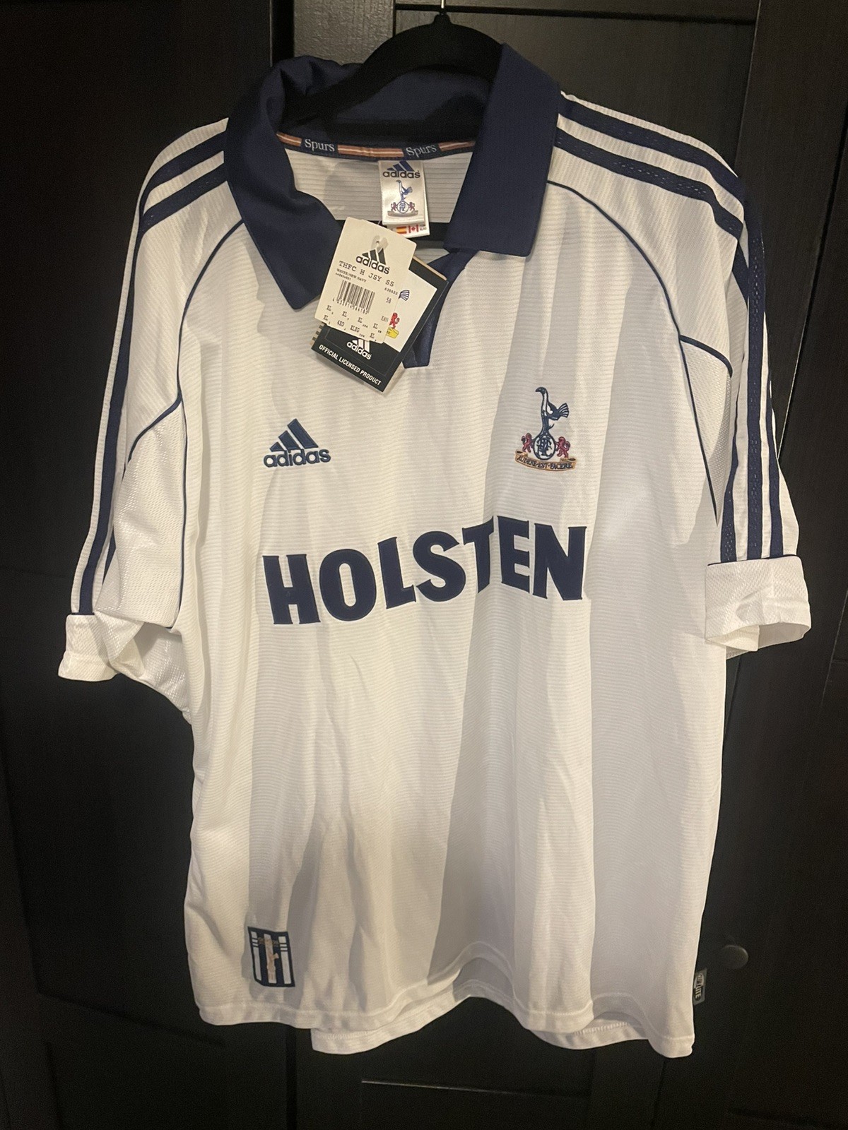 Authentic Retro Tottenham Hotspur Home Shirt 1999-2001 Men’s XL BNWT HOLES for sale on Ebay