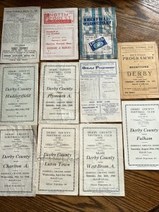 Job Lot Derby County Home & Away Programmes 1943-46 for sale on Ebay