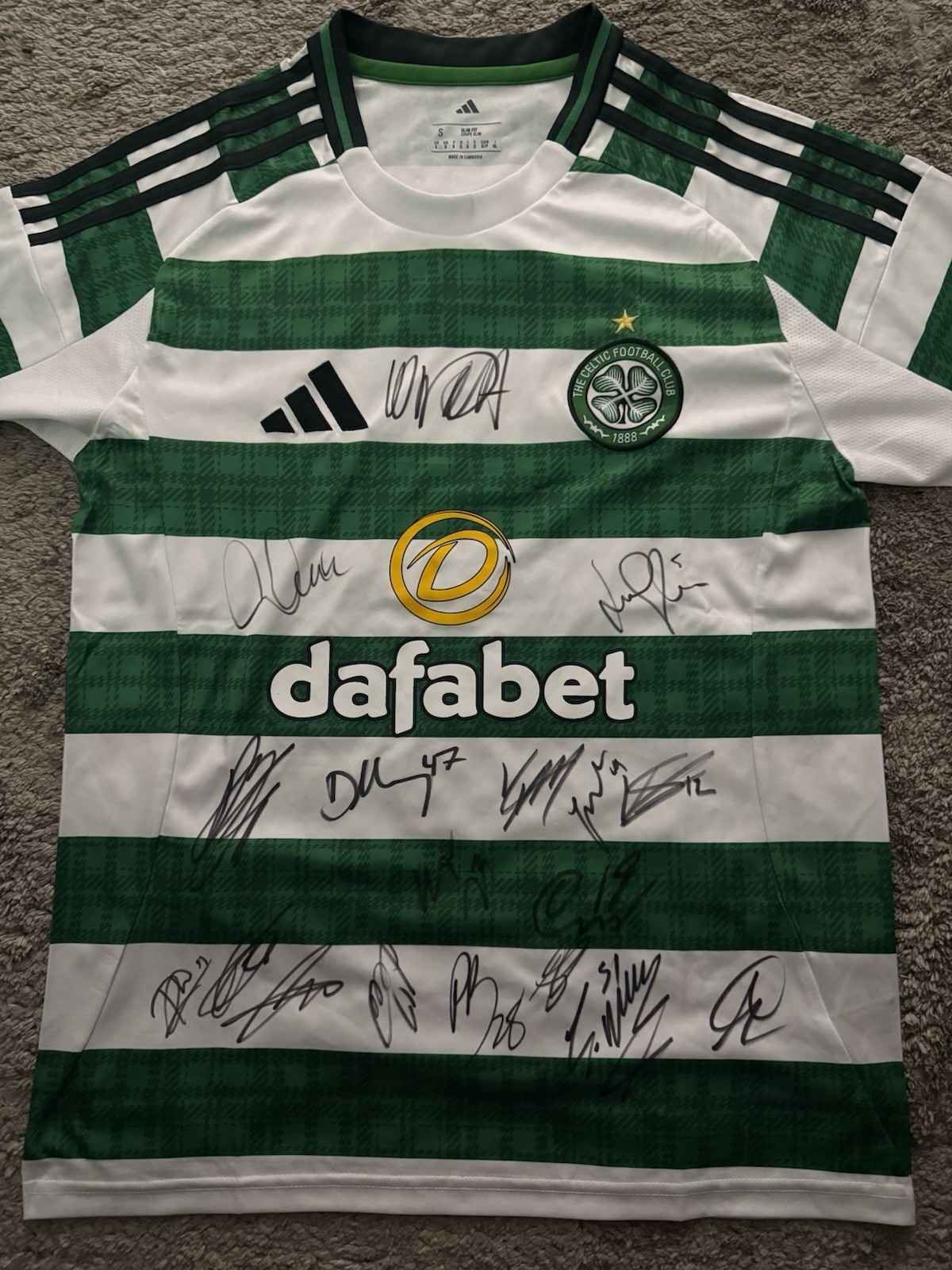 Genuine SQUAD SIGNED Celtic Football Shirt 25/26 - Photo Proof for sale on Ebay
