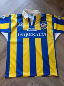 Warrington Wolves 93/95 Home Shirt By Ellgren for sale on Ebay