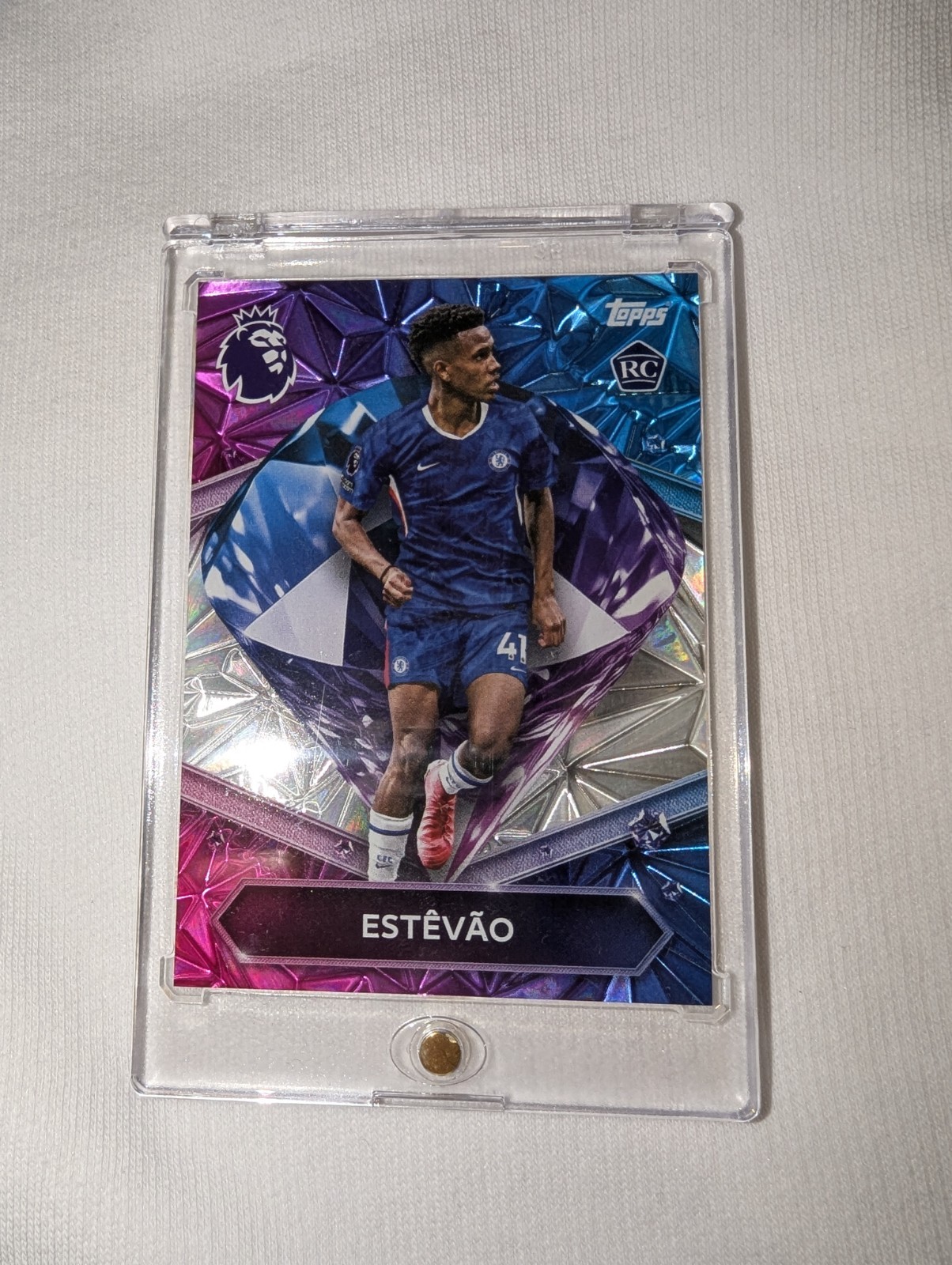 Topps Premier League 2025/2026 Estevao Chelsea Rookie Card for sale on Ebay