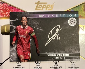 Topps Inception 2024/25  Silver Signings Auto  ViRGIL VAN DIJK Liverpool for sale on Ebay