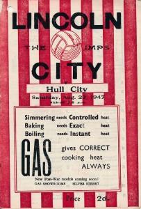Lincoln City v Hull City 1947/1948 - Football Programme for sale on Ebay