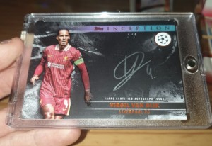 Topps Inception 24/25 Silver Signings Auto  ViRGIL VAN DIJK Liverpool /5 NUMBERD for sale on Ebay