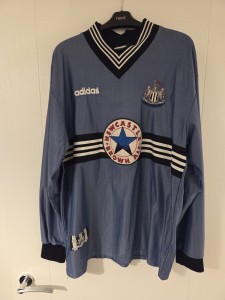 Original Adidas Newcastle United 1996/1997 Long Sleeve Away Shirt Mens XL for sale on Ebay