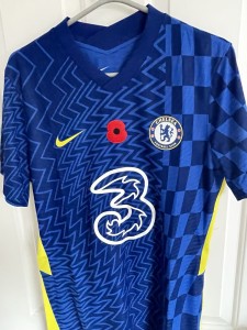Nike Chelsea Rare Player Issue Poppy Shirt Home Season 21/22 Size Large for sale on Ebay