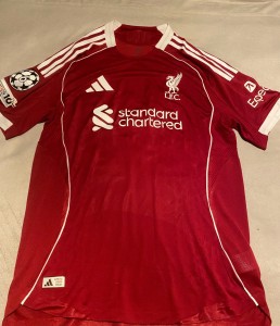 Signed Hugo Ekitike Liverpool Champions League Match Shirt With COA for sale on Ebay
