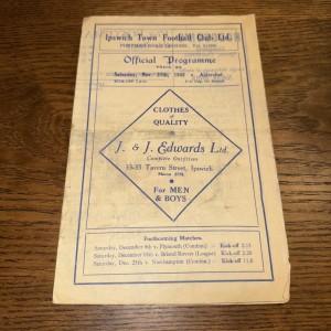 Ipswich Town v Aldershot FA Cup 1948 1949 Football Programme for sale on Ebay