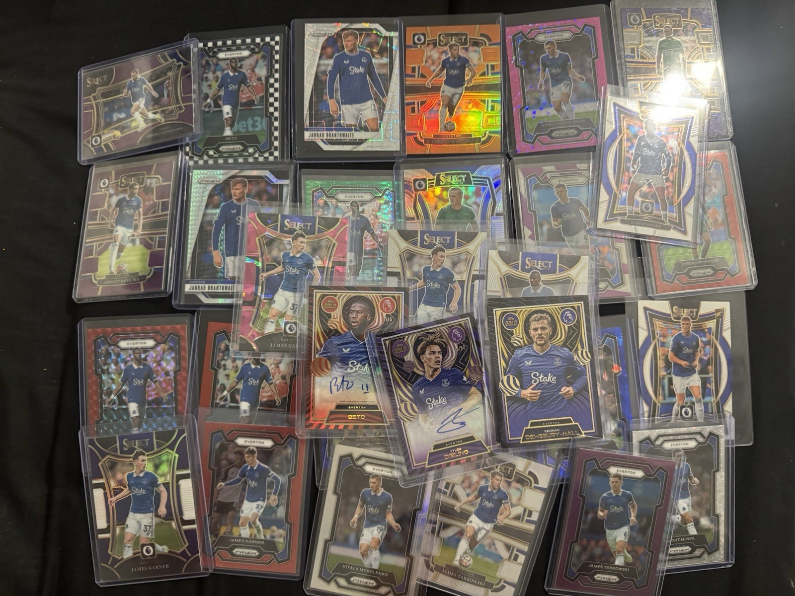 Everton Card Bundle 2 Autos included  for sale on Ebay
