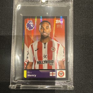Rico Henry /10 Topps Premier League Official Stickers 2026 Parallel Brentford FC for sale on Ebay