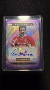 2024-25 TOPPS INCEPTION UCC ERIC CANTONA MANCHESTER UNITED EPL LEGEND AUTO /25 for sale on Ebay