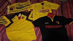Watford Fc Medium Football Shirts X 3 for sale on Ebay